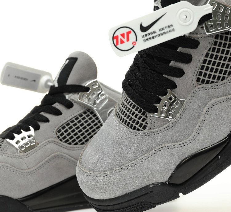 Nike Air Jordan 4 Retro " Iron Neutral Grey Silver " 308497 - 409