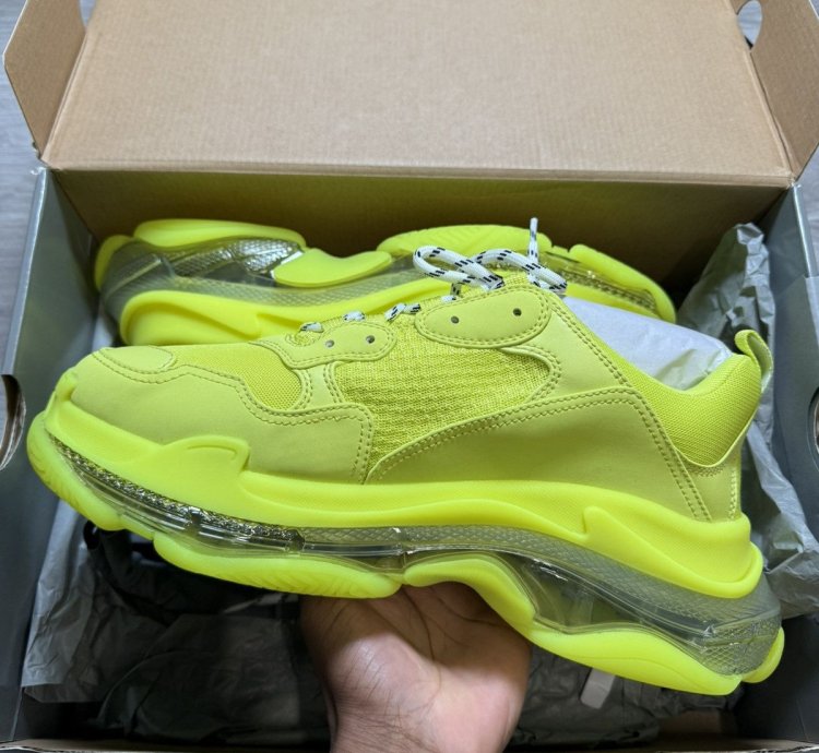 Balenciaga Triple Yellow Clear Sole