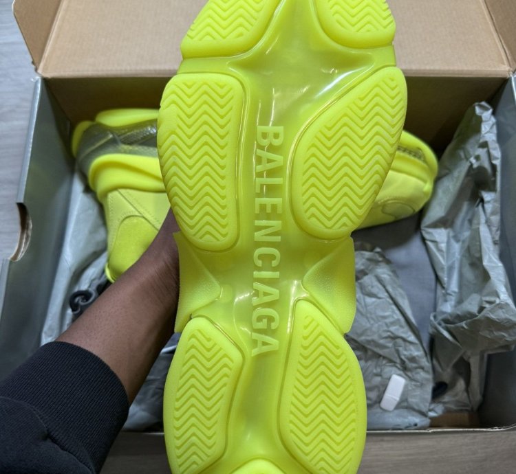 Balenciaga Triple Yellow Clear Sole
