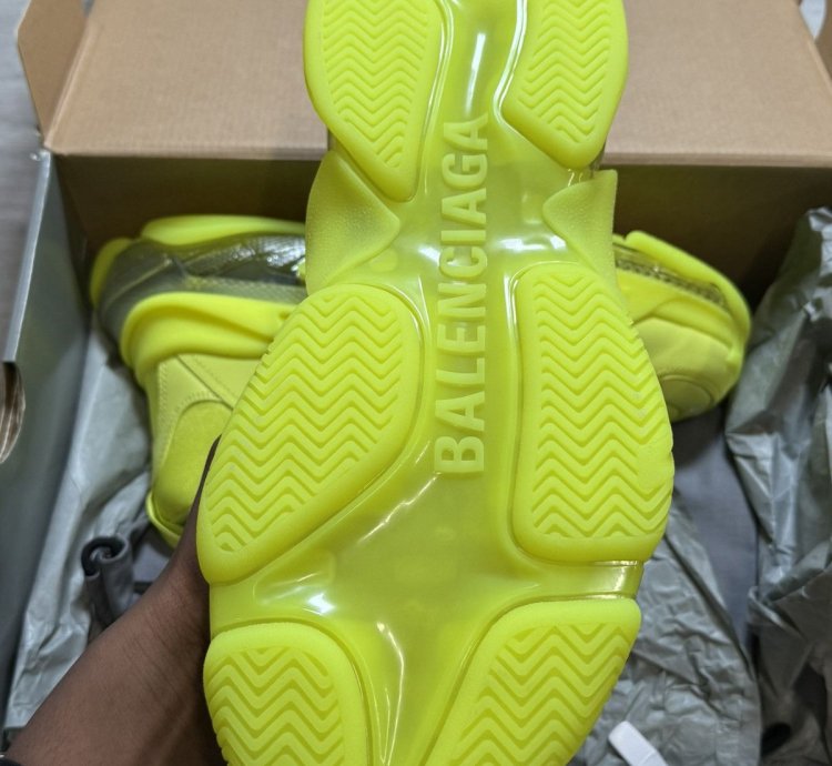 Balenciaga Triple Yellow Clear Sole