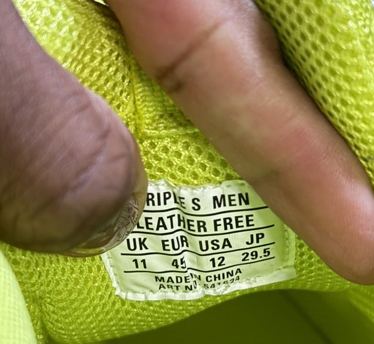 Balenciaga Triple Yellow Clear Sole