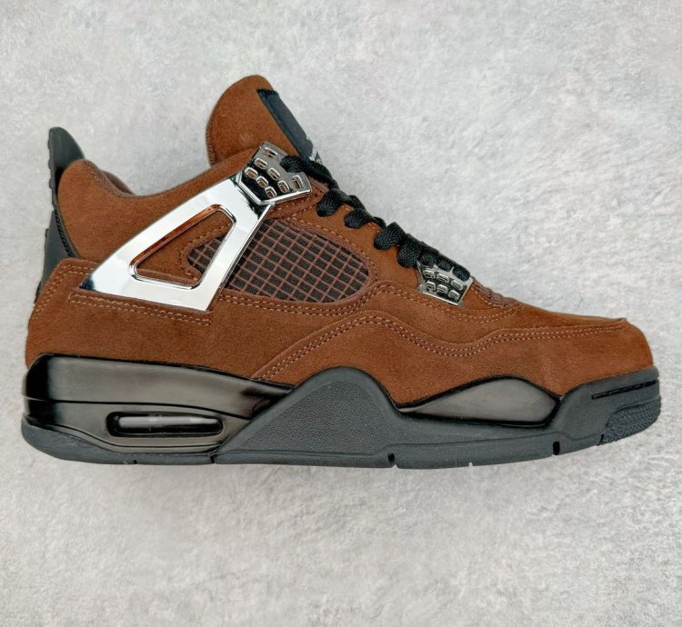 Nike Air Jordan 4 Retro " Silver Brown "