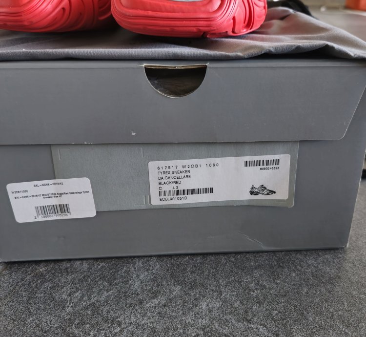 Balenciaga Tyrex Red Black