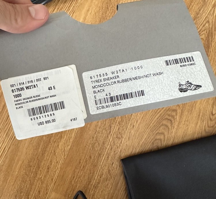 Balenciaga Tyrex shoes sneakers
