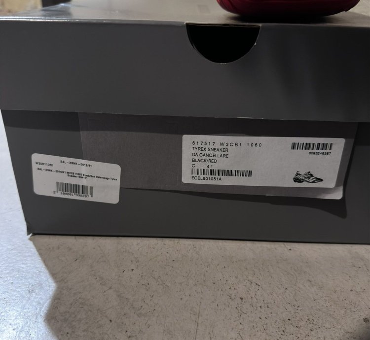 Balenciaga Tyrex Sneaker Red