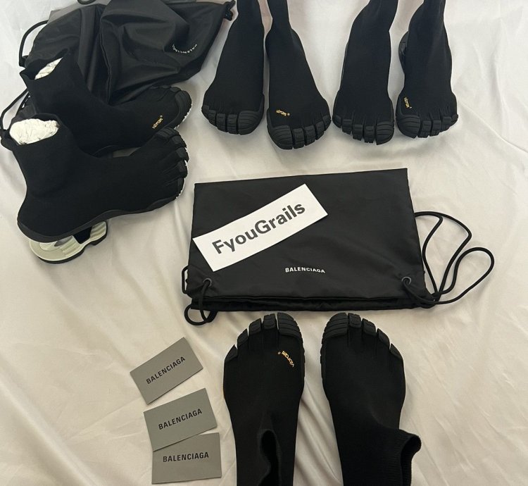 Balenciaga Vibram Toe Shoes Heel version Sz 41