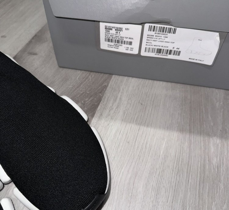 Black Balenciaga Speed LT Sneaker