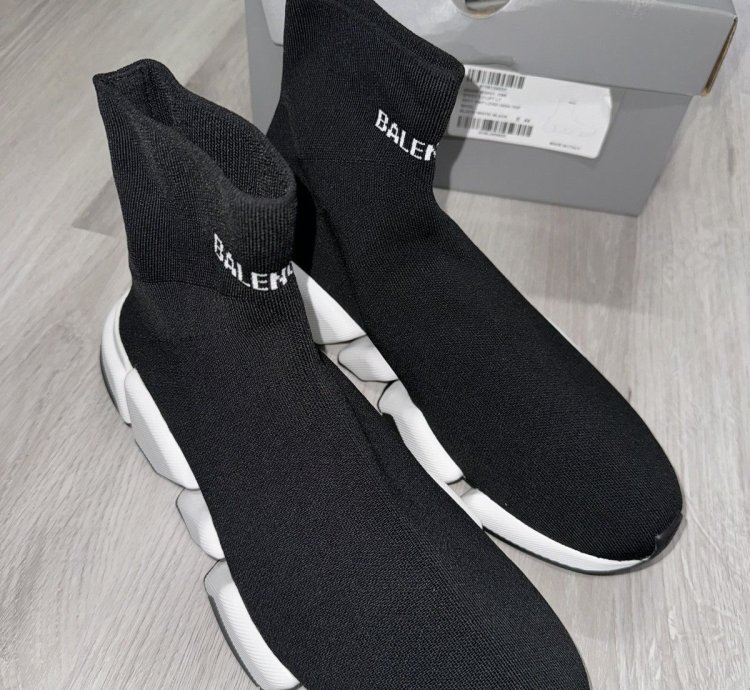 Black Balenciaga Speed LT Sneaker