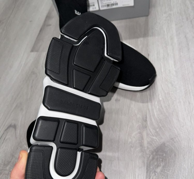 Black Balenciaga Speed LT Sneaker