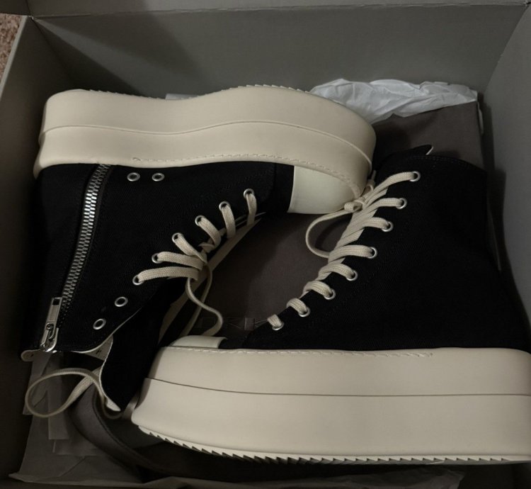 Black Mega Bumper Sneaker Rick owens