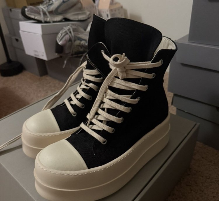 Black Mega Bumper Sneaker Rick owens