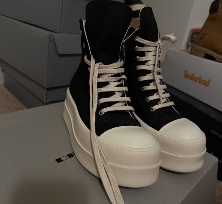 Black Mega Bumper Sneaker Rick owens