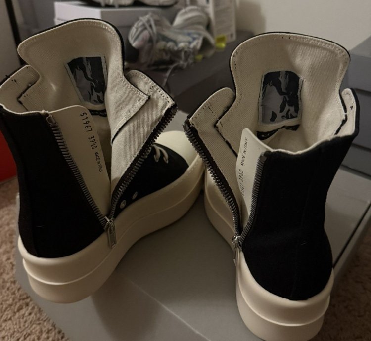 Black Mega Bumper Sneaker Rick owens