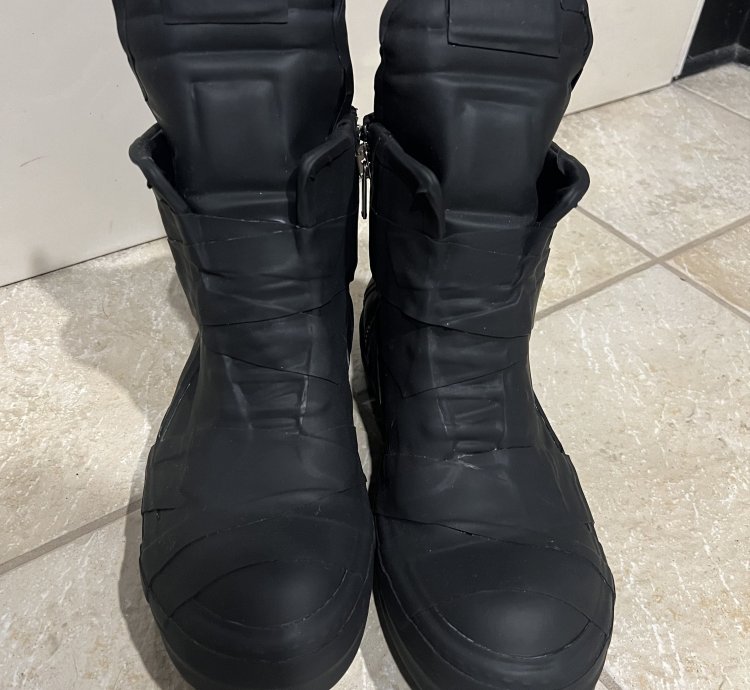 Black Rick Owen Performa Tape Geobaskets