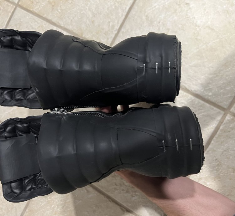 Black Rick Owen Performa Tape Geobaskets