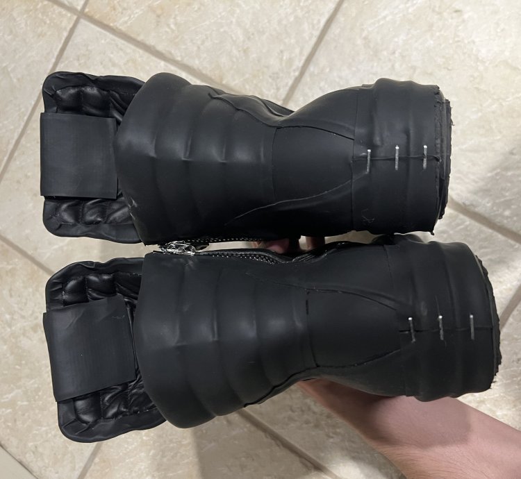Black Rick Owen Performa Tape Geobaskets