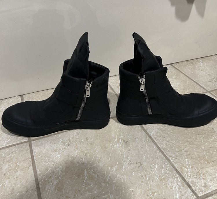 Black Rick Owen Performa Tape Geobaskets