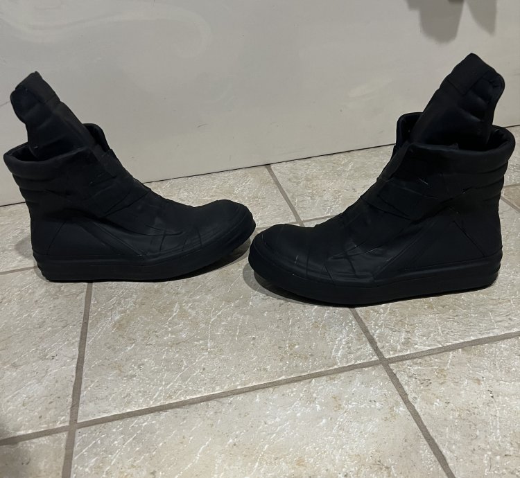 Black Rick Owen Performa Tape Geobaskets