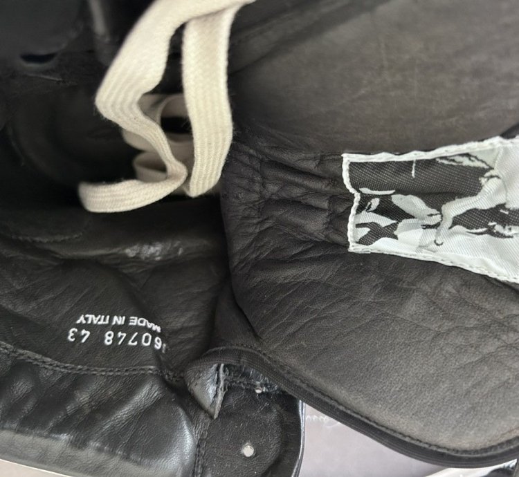 black white Geobasket sneakers 43 NEW laces dust bag ITALY