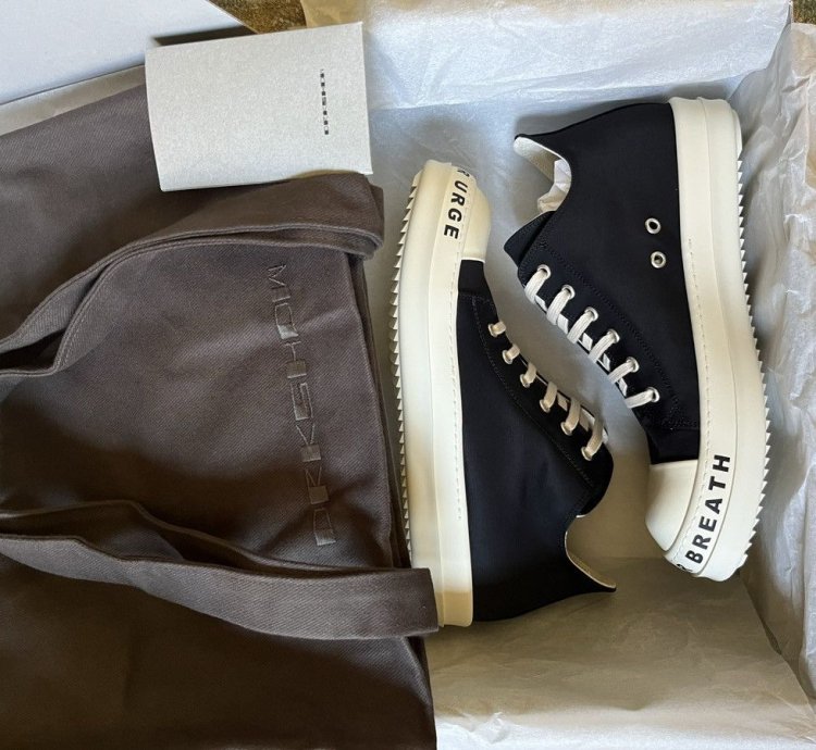 BNIB Rick Owens Ramones Low top sneakers 2023