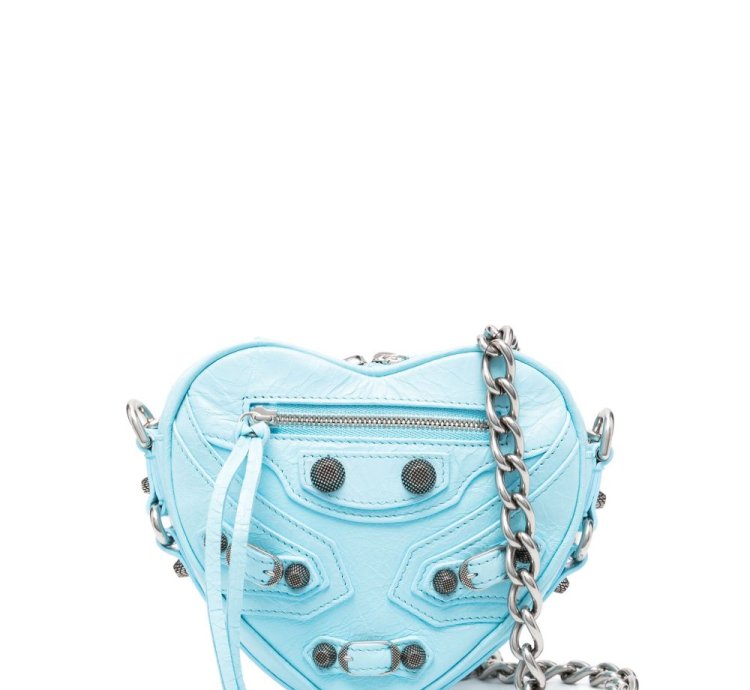 Balenciaga Mini Le Cagole Heart Crossbody Bag