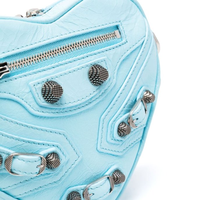 Balenciaga Mini Le Cagole Heart Crossbody Bag