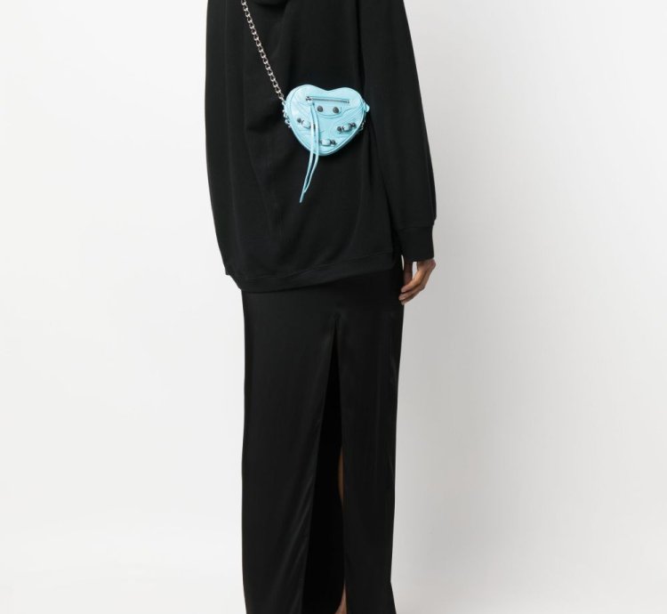 Balenciaga Mini Le Cagole Heart Crossbody Bag