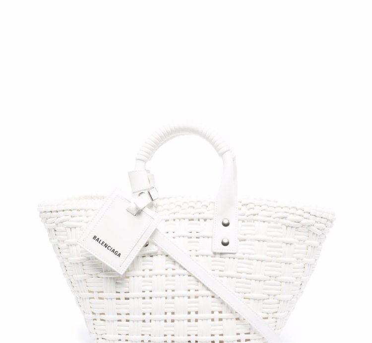 Balenciaga XS Bistro Basket Tote Bag