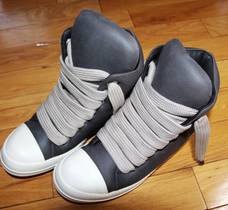 BNWT AW24 RICK OWENS PORTERVILLE JUMBO LACE PADDED SHOE 44