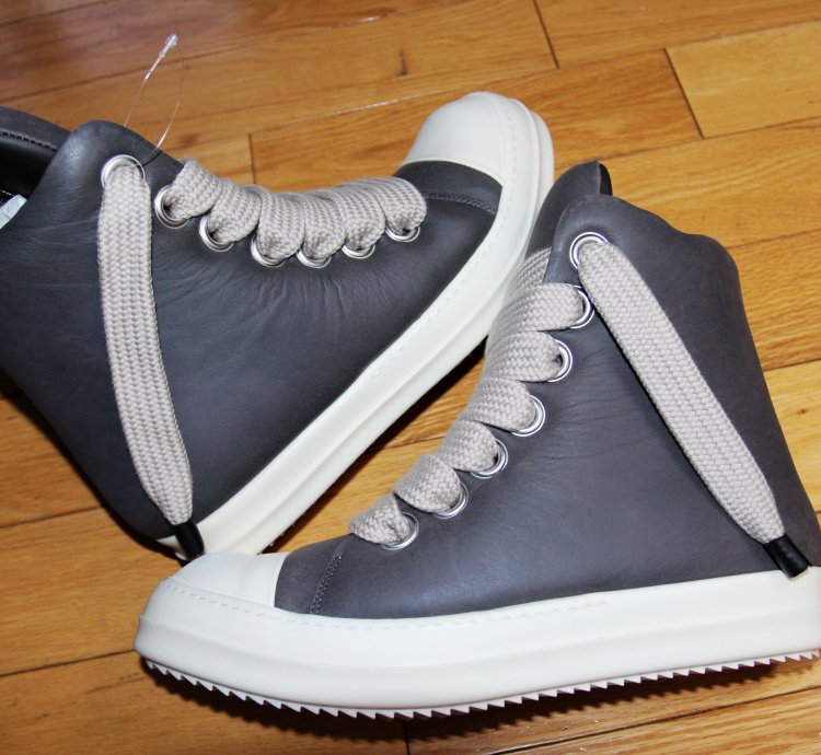 BNWT AW24 RICK OWENS PORTERVILLE JUMBO LACE PADDED SHOE 44