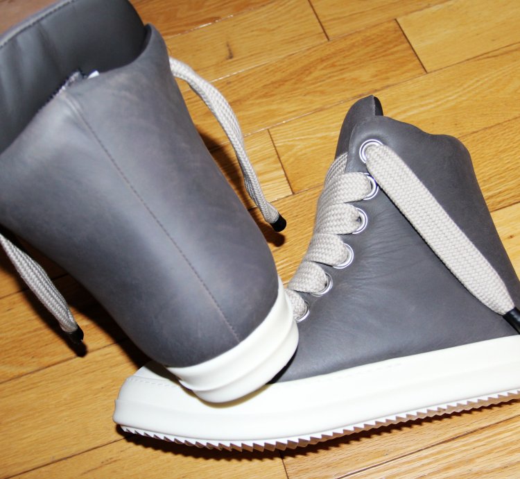 BNWT AW24 RICK OWENS PORTERVILLE JUMBO LACE PADDED SHOE 44