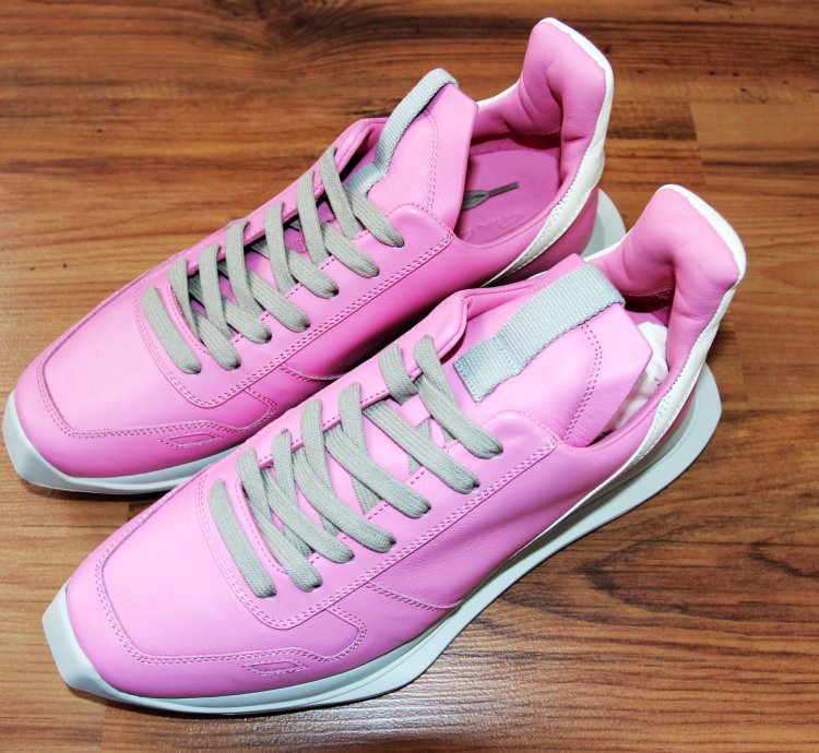 BNWT SS21 RICK OWENS PHLEGETHON PHLEG PINK RUNNER 41