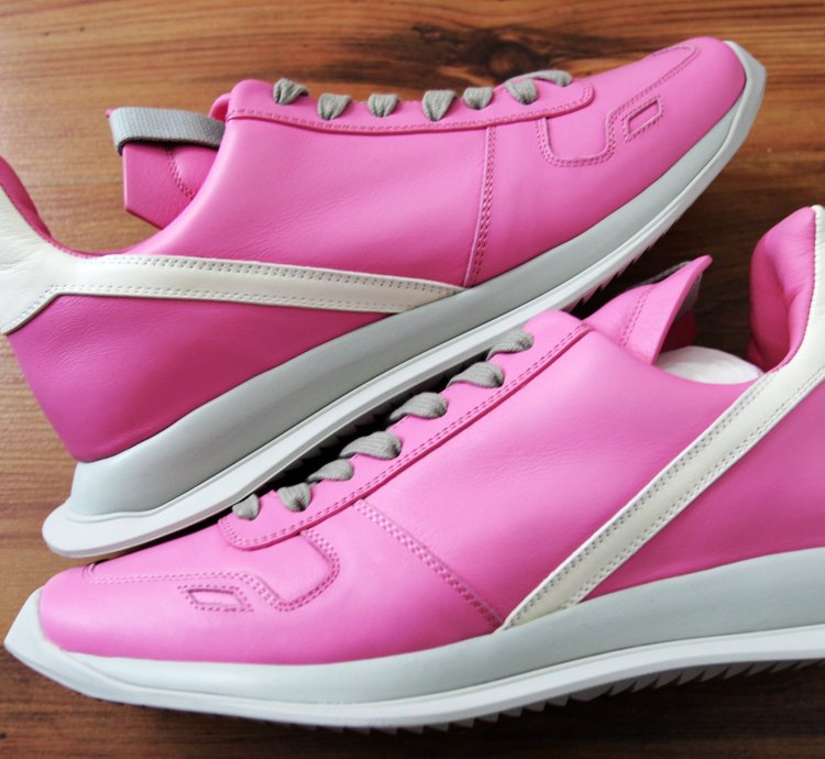 BNWT SS21 RICK OWENS PHLEGETHON PHLEG PINK RUNNER 41