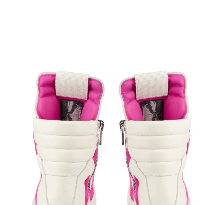BNWT SS23 RICK OWENS EDFU HOT PINK GEOBASKET 46