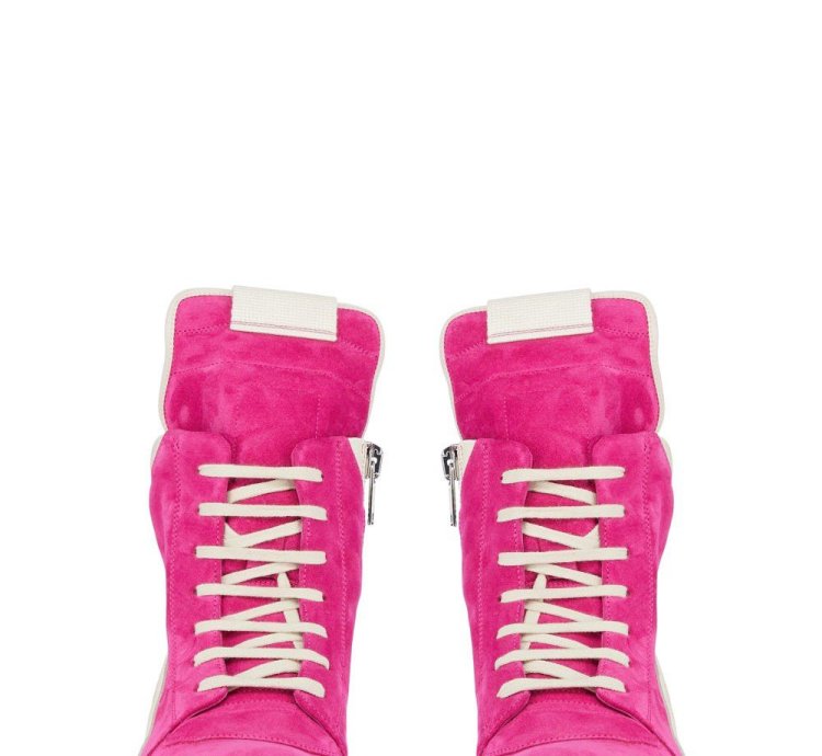 BNWT SS23 RICK OWENS EDFU HOT PINK GEOBASKET 46