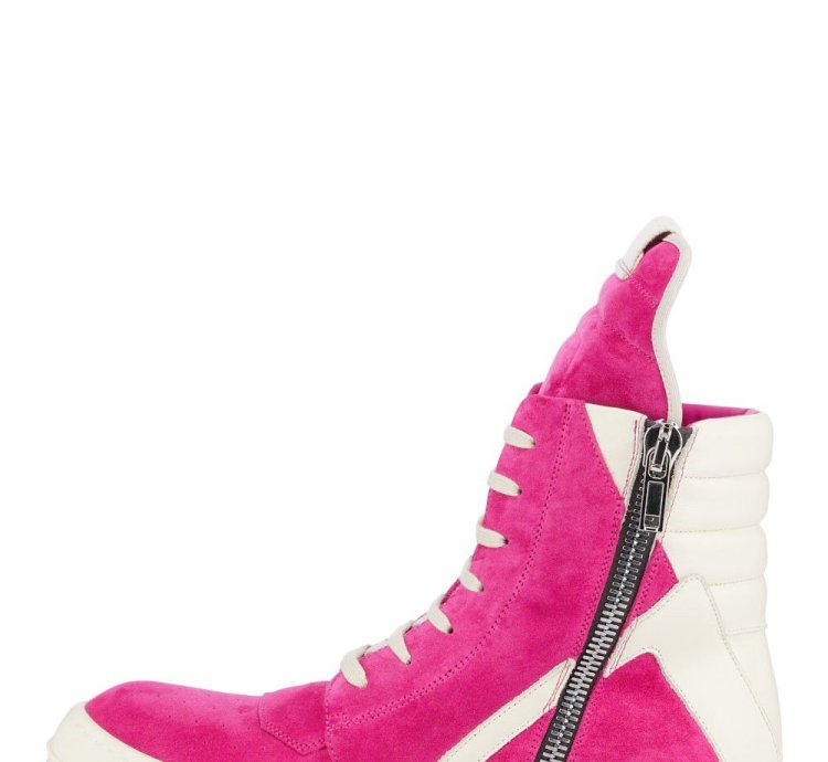 BNWT SS23 RICK OWENS EDFU HOT PINK GEOBASKET 46