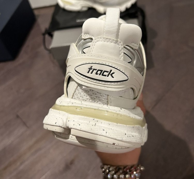 BRAND NEW BALENCIAGA TRACK RUNNERS ALL WHITE SIZE 10