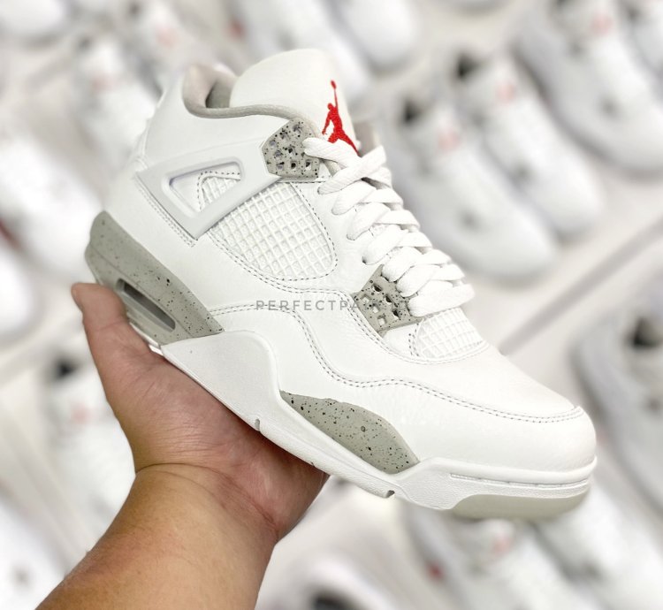 Nike Air Jordan 4 Retro " White Oreo " Sneakers CT8527 100