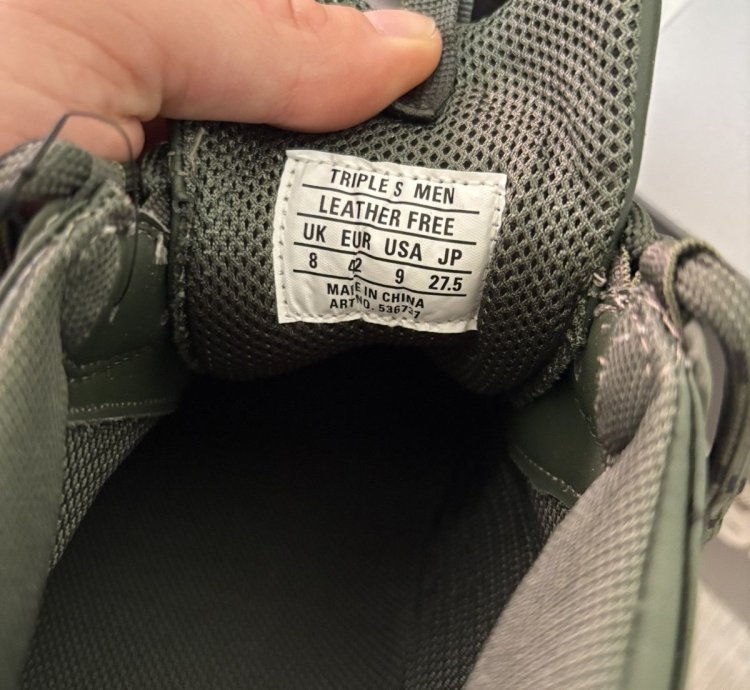 Brand New Balenciaga Triple All Over Green size 42