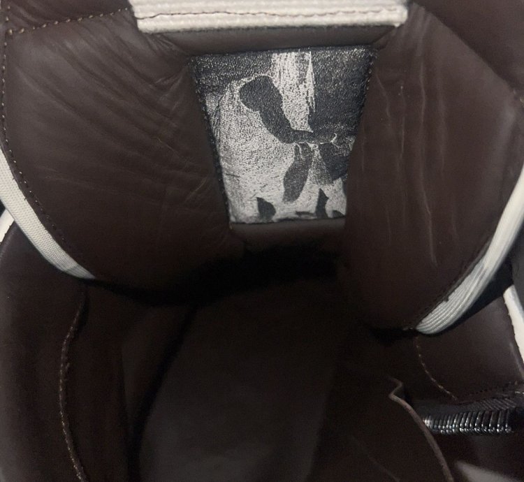 Brown Pony hair Rick Owens Geobasket