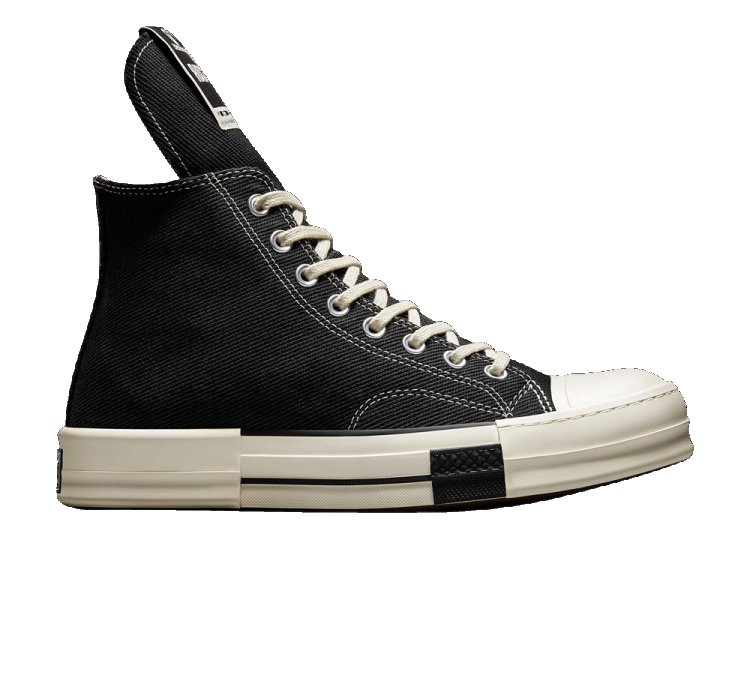Converse Rick Owens DRKSHDW DBL DRKSTAR Chuck 70 High Blac
