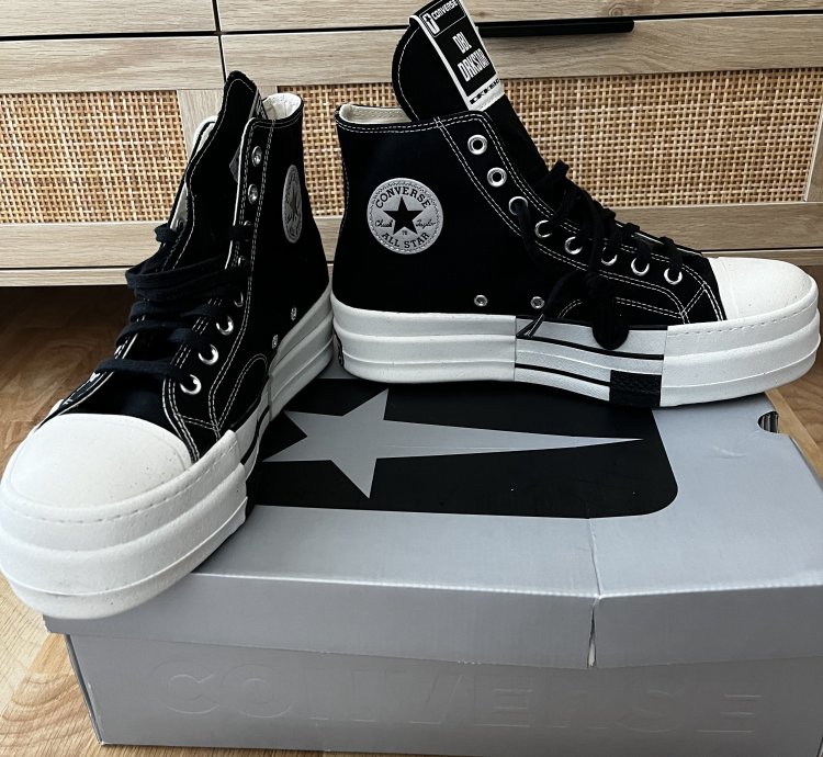 Converse Rick Owens DRKSHDW DBL DRKSTAR Chuck 70 High Blac