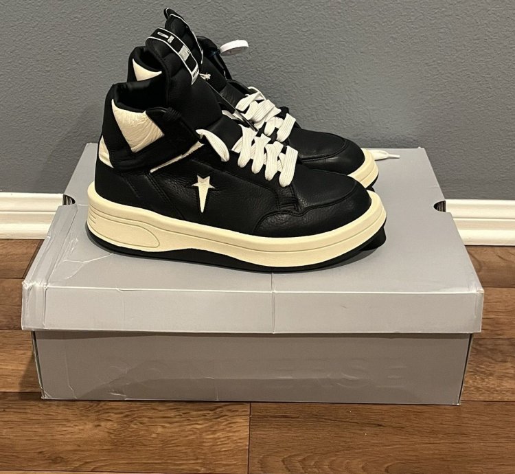 Converse Rick Owens DRKSHDW TURBOWPN Black Cream A03945C