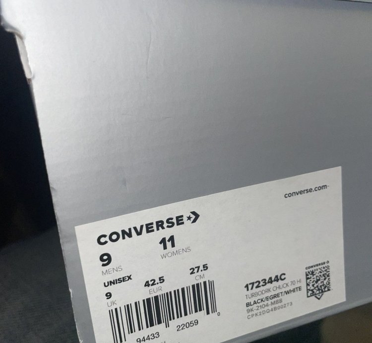 Converse Rick Owens TURBODRK Chuck Taylor All Star 70 Hi