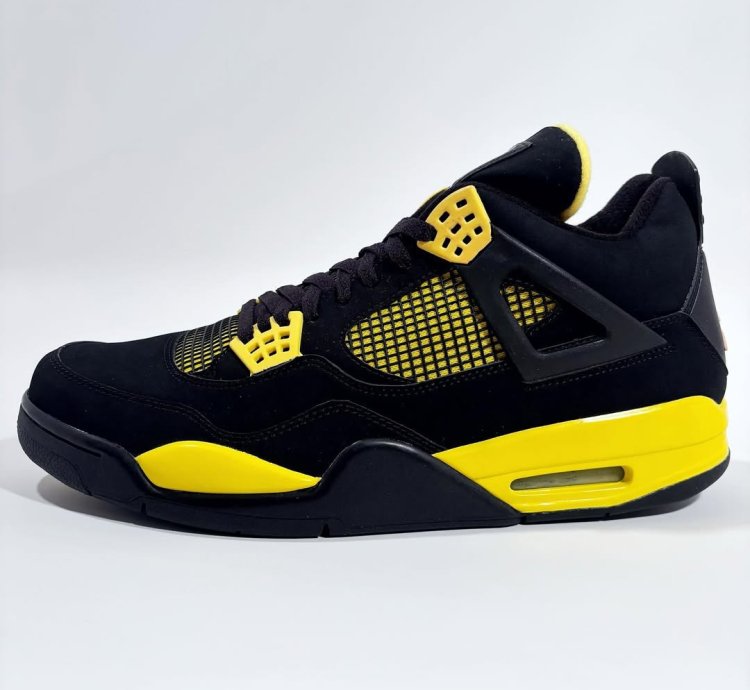 Jordan 4 Retro ' Yellow Thunder ’ DH6927-017