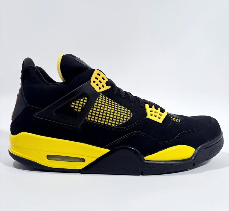 Jordan 4 Retro ' Yellow Thunder ’ DH6927-017