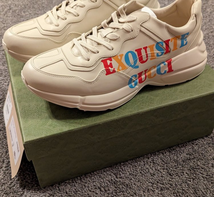 13 5 Gucci exquisite rhyton sneakers