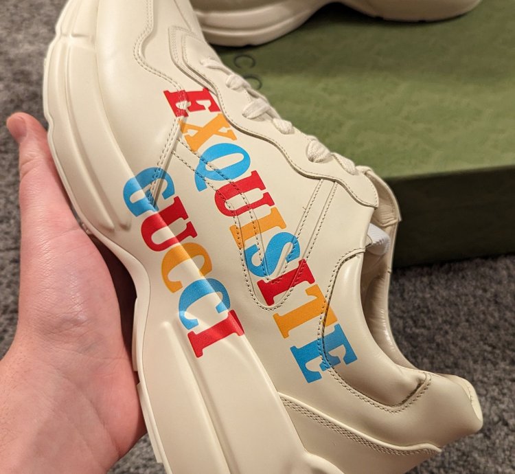 13 5 Gucci exquisite rhyton sneakers