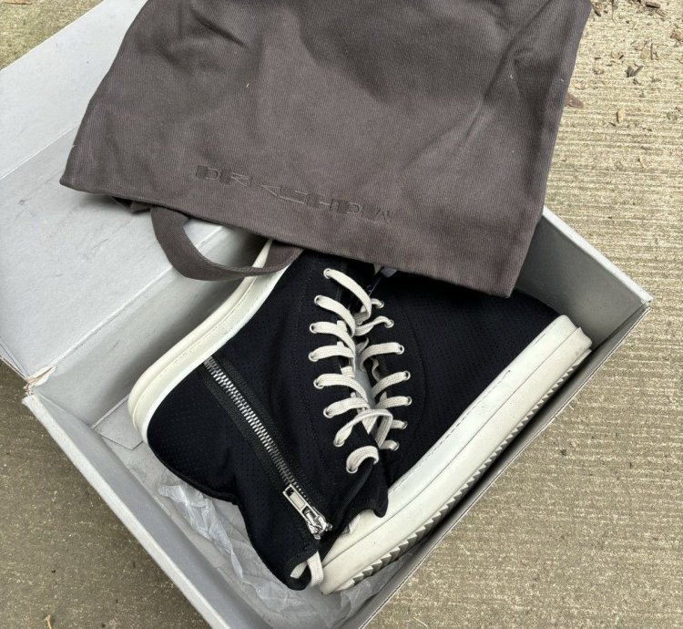DRKSHDW Ramones High Black Canvas - 42