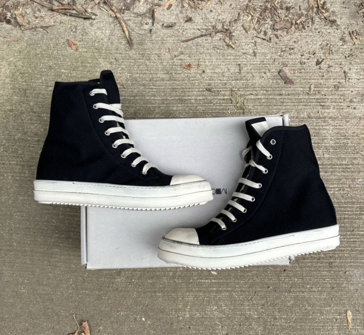 DRKSHDW Ramones High Black Canvas - 42